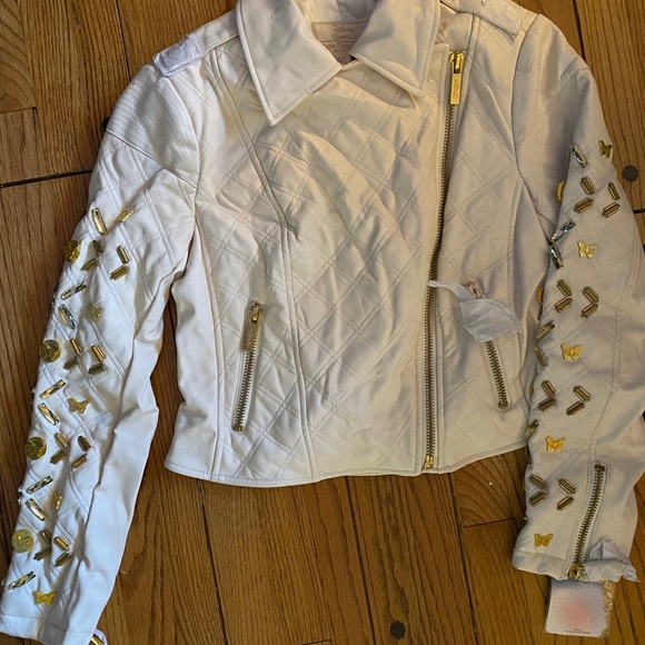 Disney White faux leather jacket- Cinderella - Picture 3 of 9